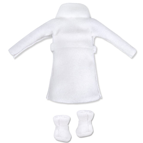 E-TING Santa Clothing Bathrobe Christmas Accessories for elf Doll (Whtie Bathrobe) - E-TING