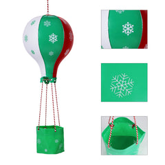 E-TING Santa Fun Inflatable Hot Air Balloon for Elf Doll Accessories Christmas Decoration
