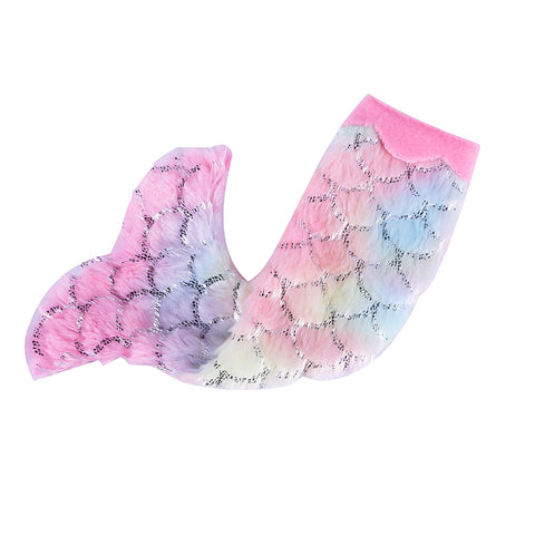 E-TING Santa Mermaid Dress Clothing for Elf Doll Christmas Accessories (Pink Plush) - E-TING