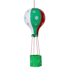 E-TING Santa Fun Inflatable Hot Air Balloon for Elf Doll Accessories Christmas Decoration