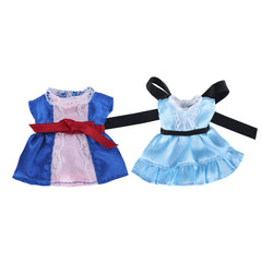 E-TING 2 Fashion Set Elegant Beautiful Gown Dress for 3-Inch Figure - E-TING