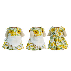 E-TING Family Set Sweet Mother-Daughter and Cool Father-Son Family Dress Up Set for 3-Inch and 2.25-inch Figure Town Series