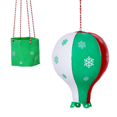 E-TING Santa Fun Inflatable Hot Air Balloon for Elf Doll Accessories Christmas Decoration