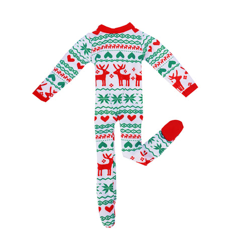E-TING Santa Clothes One-Piece Pajamas PJs Nightgown for elf Doll Christmas Accessories - E-TING