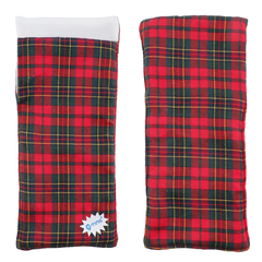 E-TING Sleeping Bag Accessory for Elf Doll (Doll is not Included) (Red-Green Plaid) - E-TING