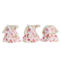 E-TING Family Set Sweet Mother-Daughter and Cool Father-Son Family Dress Up Set for 3-Inch and 2.25-inch Figure Town Series