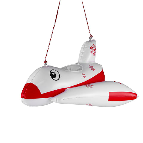 E-TING Santa Clothing Accessories Inflatable Aircraft Airplane Plane Ship Flying Boat for elf Doll Christmas Decoration（Doll is not Included)
