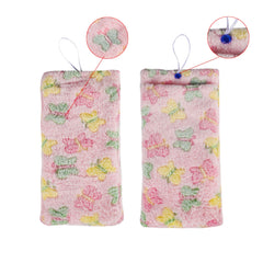 E-TING Handmade Fluff Sleeping Bag for Girl Doll Bedroom Accessories (Pink butterfly) - E-TING