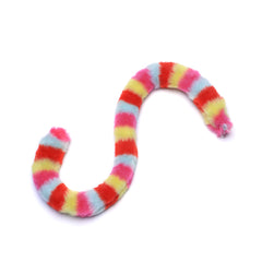E-TING Sexy Cat Tail Long Fur Neko Anime Cosplay Party Costume Lady Girls Gift（New Rainbow）) - E-TING