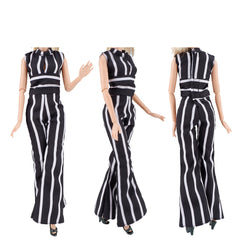 E-TING Handmade Doll Clothes Short Skirt Jumpsuits Office Style Wears Dress for Girl Dolls (3 Sets) - E-TING