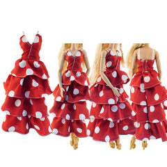 E-TING 3 Sets Doll Clothes Chiffon Skirt Jumpsuits Office Style Wears Dress for 11.5 Inches Girl Dolls - E-TING