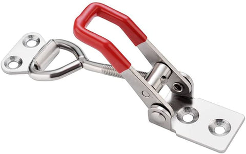 E-TING 6-Pack 4001 330Lbs Holding Capacity Adjustable Toggle Latch Clamp Smoker Latch Clamps 150Kg Quick Release Pull Latch Toggle Clamp for Various Tool Box - E-TING