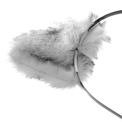 E-TING Cat Fox Long Fur Ears Anime Cosplay Headband Hairband Halloween Cosplay Party Costume - E-TING