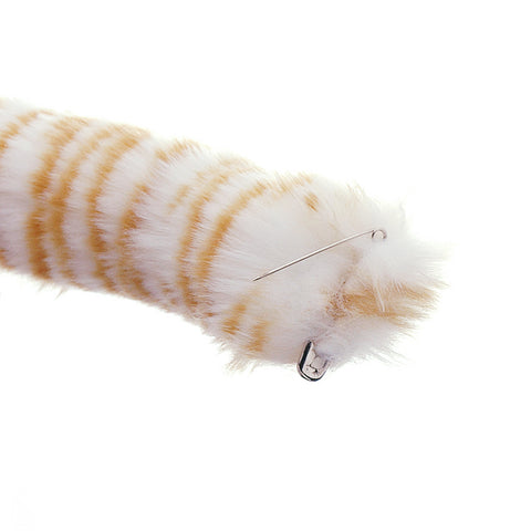 E-TING Cat Tail Long Fur Neko Anime Cosplay Party Costume Lady Girls(Cute Tiger Cat Tail) - E-TING