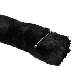 E-TING Sexy Cat Tail Long Fur Neko Anime Cosplay Party Costume Lady Girls Gift(Black tail) - E-TING