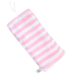 E-TING Handmade Fluff Sleeping Bag for Girl Doll Bedroom Accessories (Pink and White Stripes) - E-TING